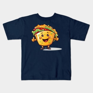 kawaii Taco cehees T-Shirt cute potatofood funny Kids T-Shirt